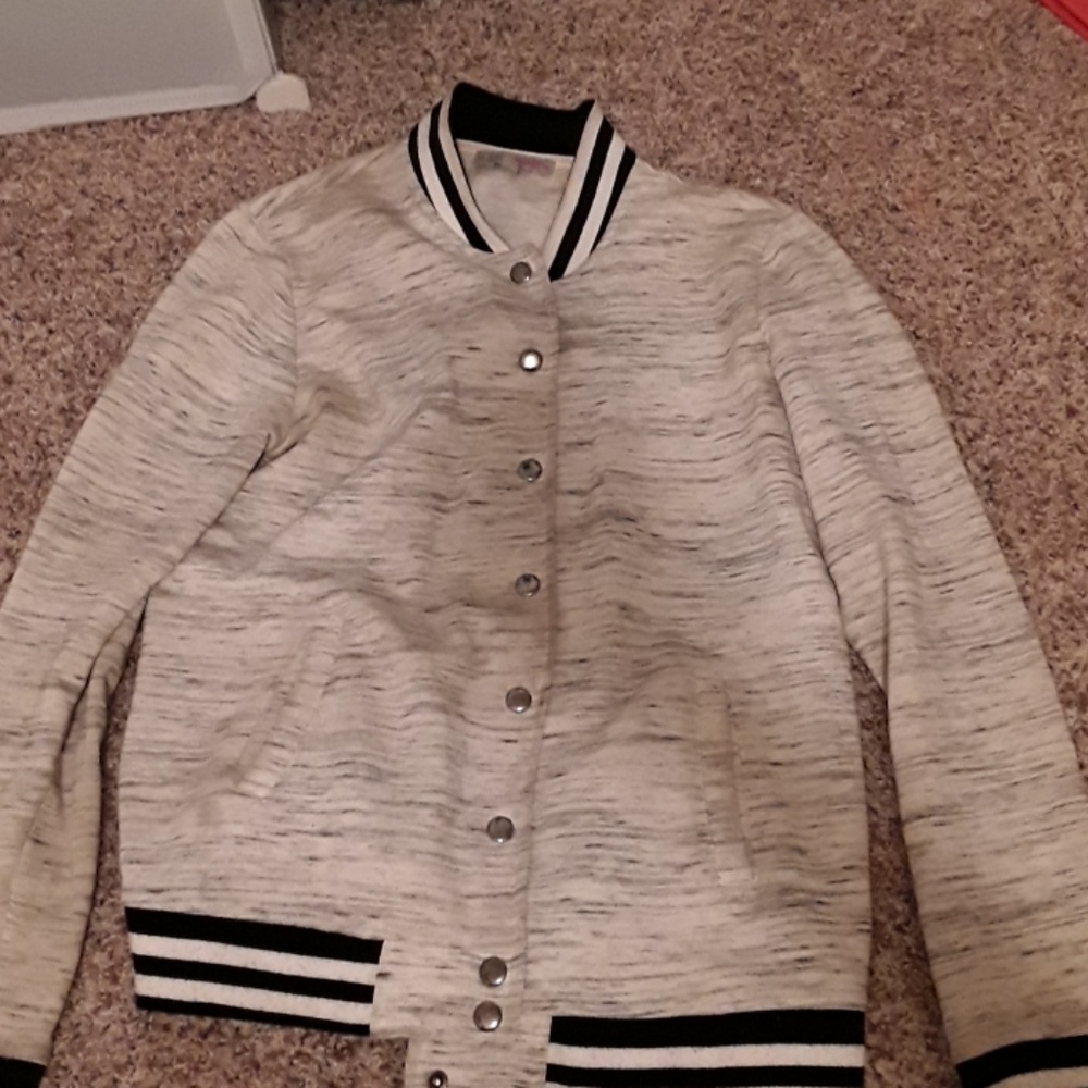 Button Up Bomber/Varsity Jacket
